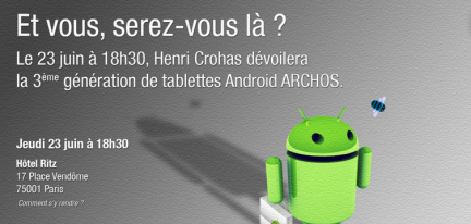 Archos. Il 23 Giugno saranno presentati ufficialmente i tablet GEN9 con Honeycomb