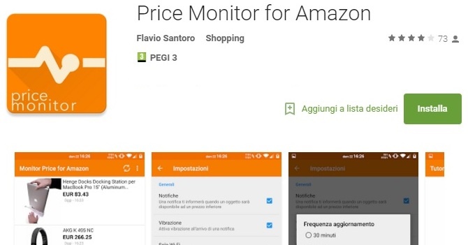 app andamento prezzi amazon app andamento prezzi amazon