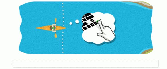 Londra 2012, il Google Doodle giocabile per lo slalom in canoa e i record su YouTube e Google+