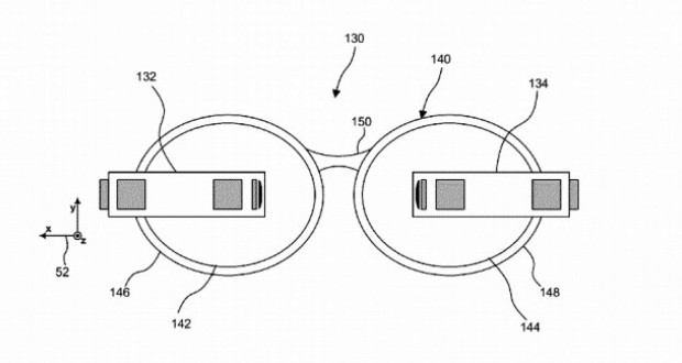 foto google glass con doppio visore