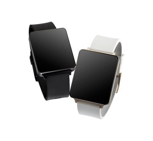 LG G Watch stand alone in foto